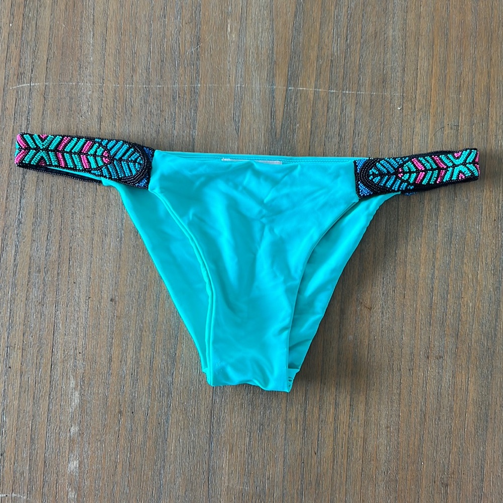 Mara Hoffman Beaded Bikini Bottoms Small